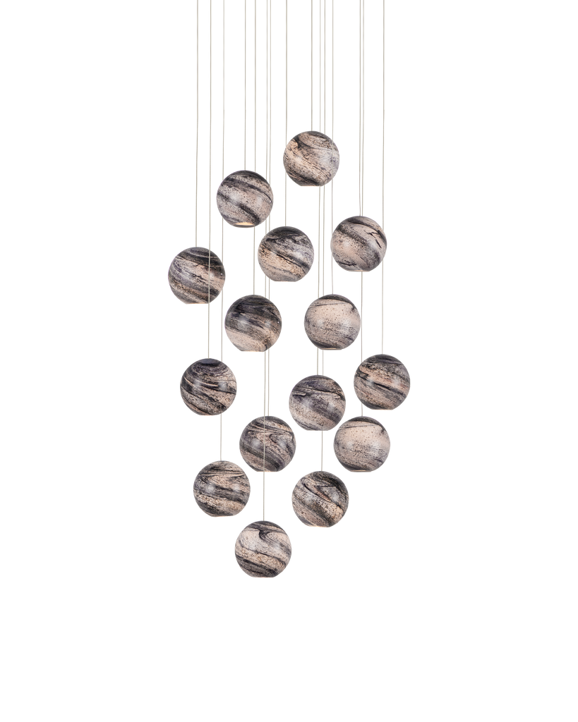 Currey & Co Palatino 15-Light Round Multi-Drop Pendant | 9000-1008