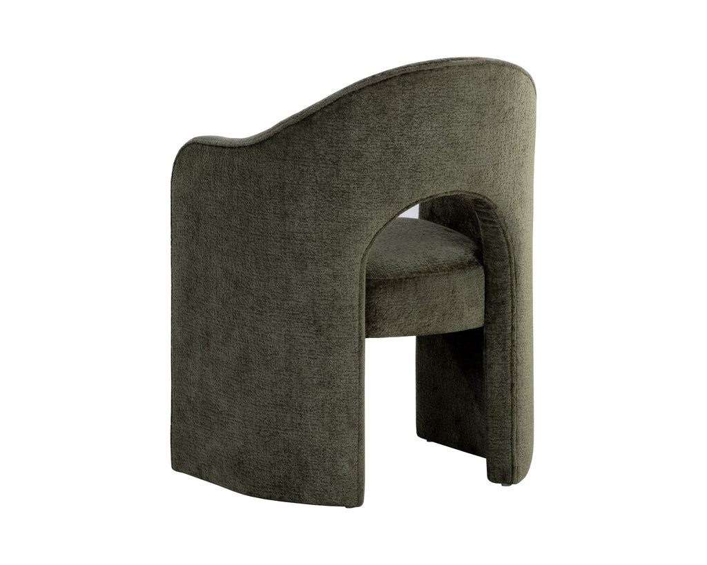 Anaya Dining Armchair - Bergen Olive | Sunpan Furniture - 111484