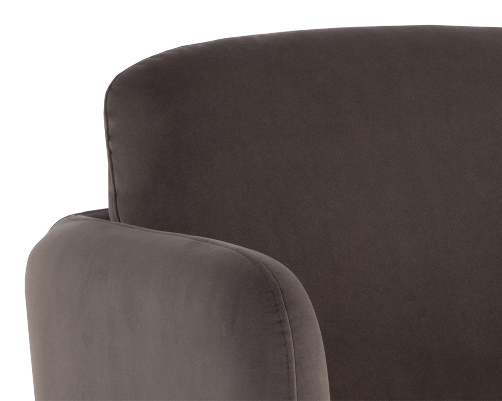 Gilley Swivel Lounge Chair - Meg Ash | Sunpan Furniture - 109311