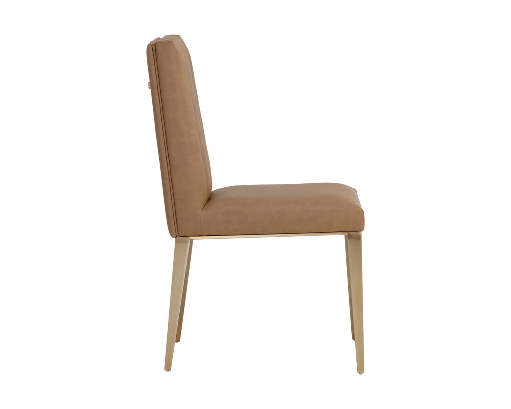 Wilbur Dining Chair - Milliken Cognac | Sunpan Furniture - 111429