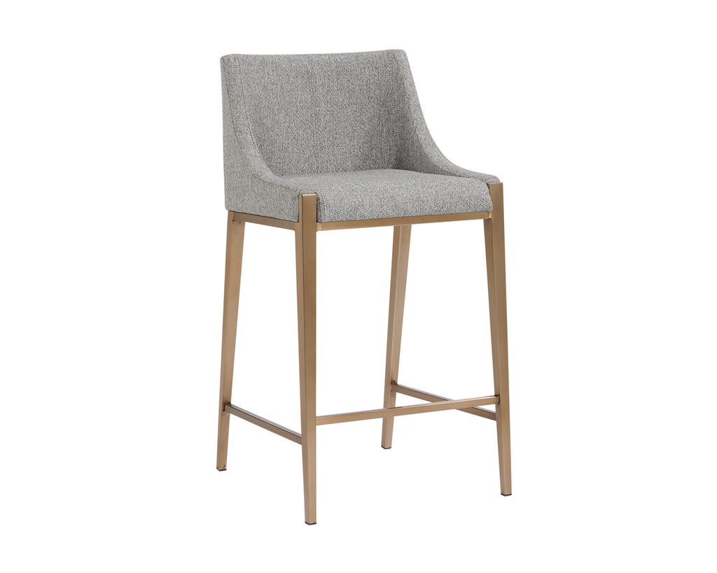 Dionne Counter Stool - Monument Pebble | Sunpan Furniture - 108510