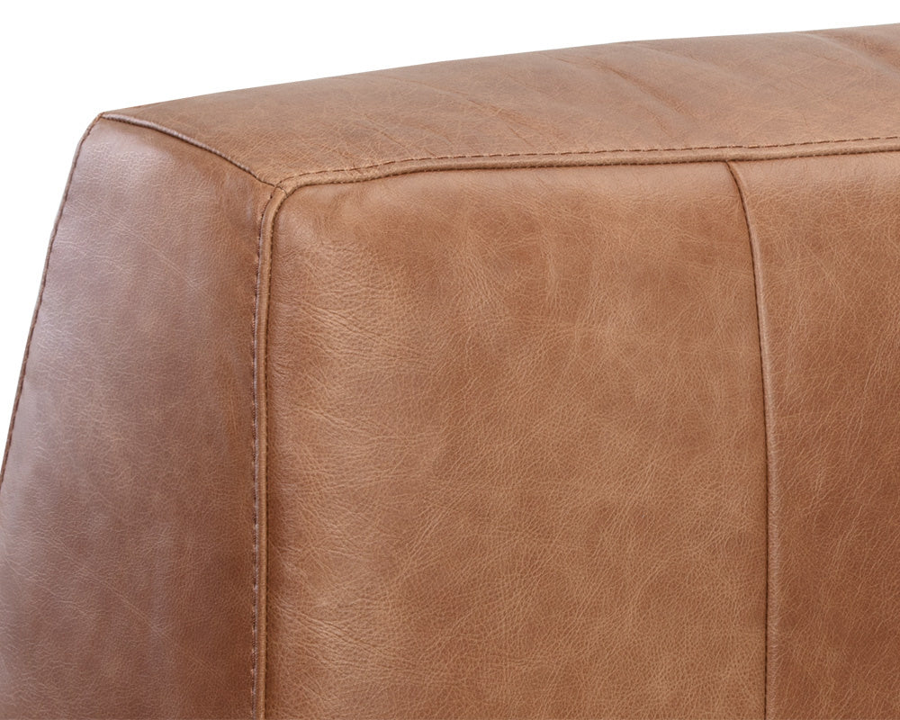 Watson Modular - Armless Chair - Marseille Camel Leather | Sunpan Furniture - 106176