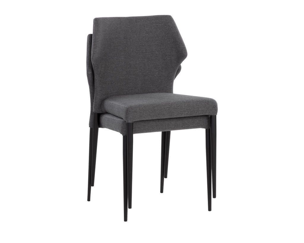 James Stackable Dining Chair - City Grey | Sunpan Furniture - 107681