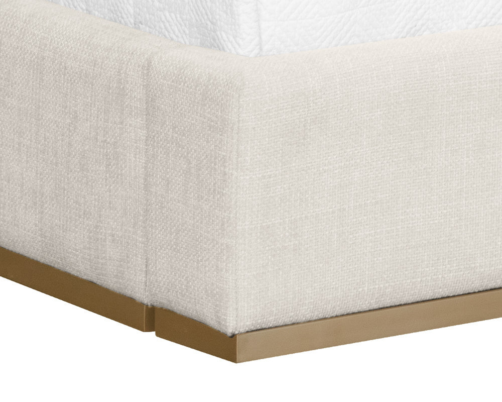 Beckham Bed - King - Chacha Cream | Sunpan Furniture - 108482