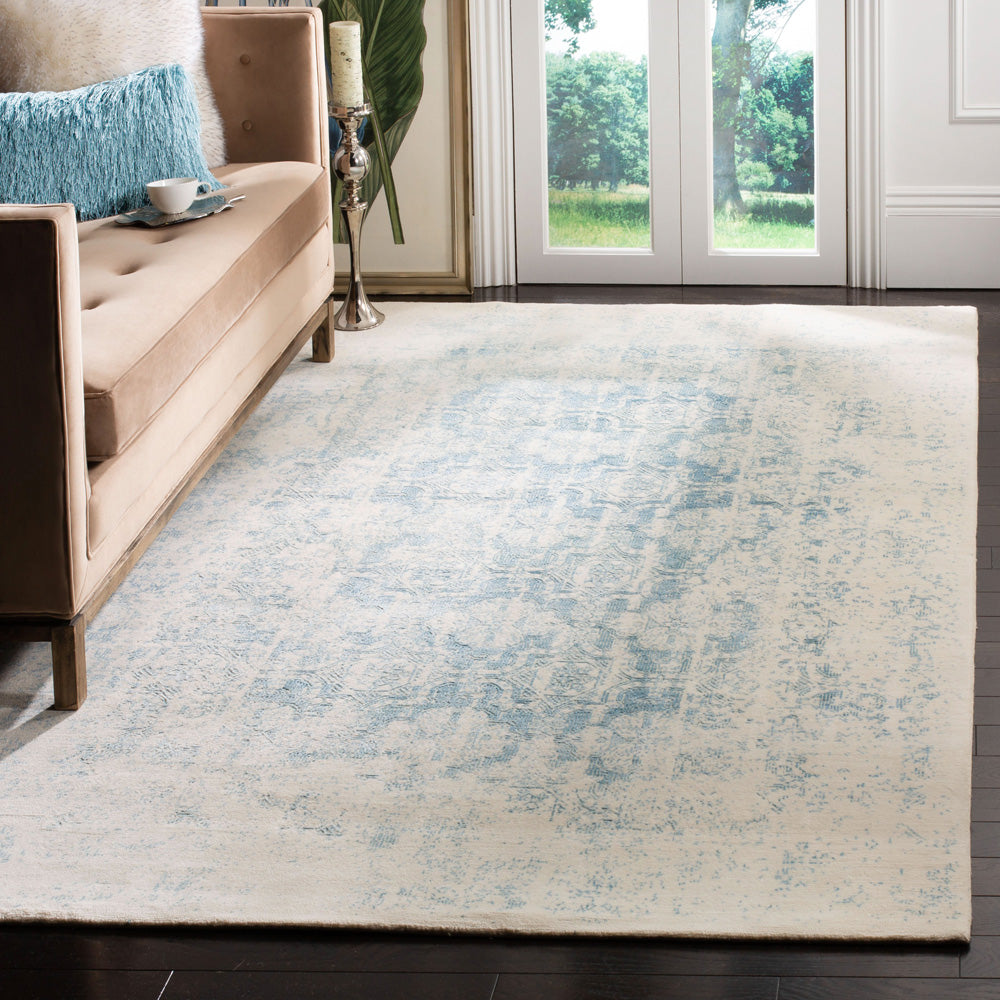 Centennial 511 Rug | Safavieh - CEN511 - Ivory / Blue