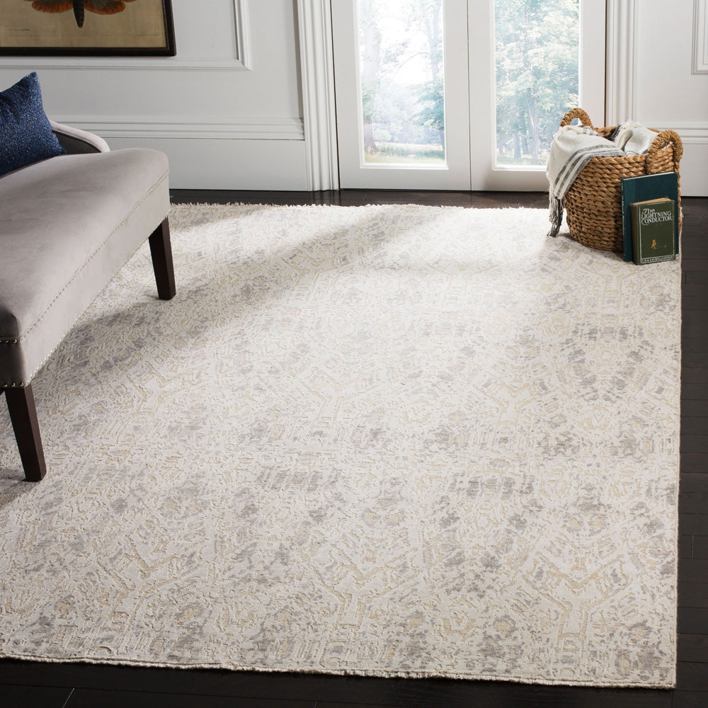 Centennial 612 Rug | Safavieh - CEN612 - Ivory / Silver