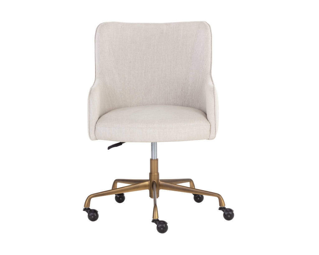 Franklin Office Chair - Beige Linen | Sunpan Furniture - 108155