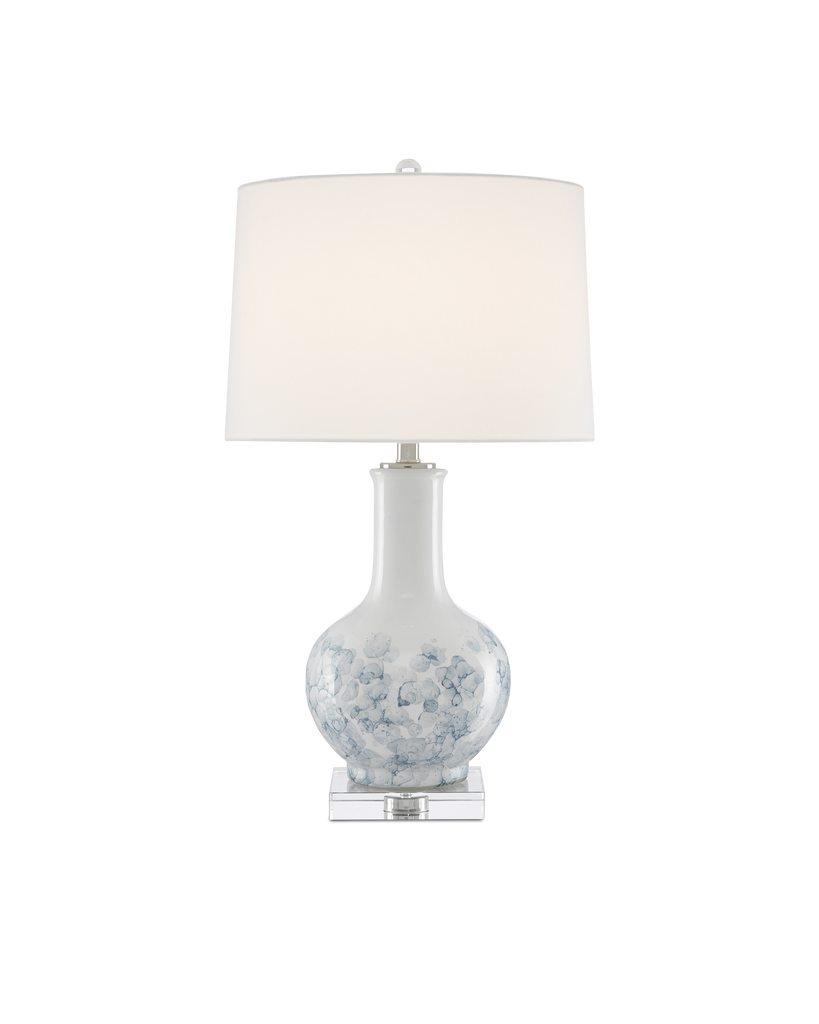 Currey & Co Myrtle White Table Lamp | 6000-0581