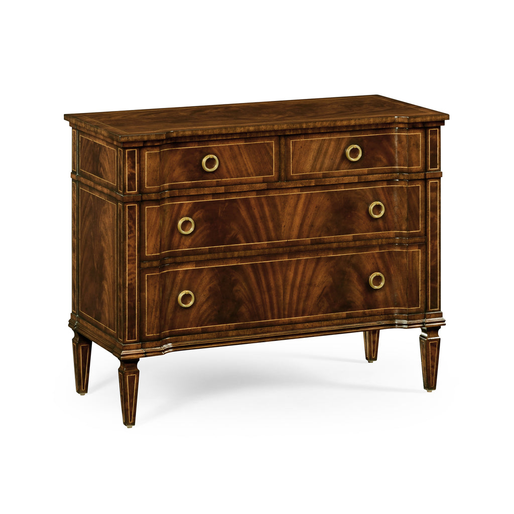 Versailles Regency Style Mahogany Chest Of Drawers | Jonathan Charles - 494844-MAH