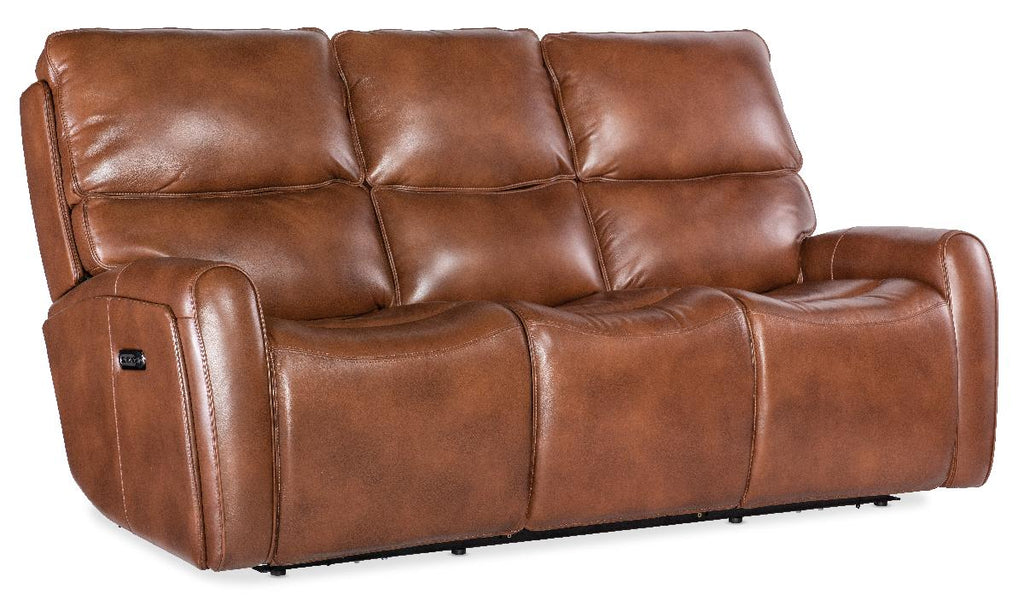 Crosby Zero Gravity Power Sofa with Power Headrest and Lumbar | Hooker Furniture - SS741-PHZL3-080