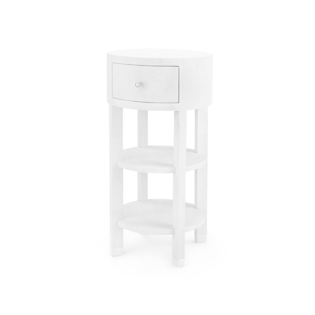 Claudette 1-Drawer Round Side Table | Villa & House  - CLU-115-5129-807