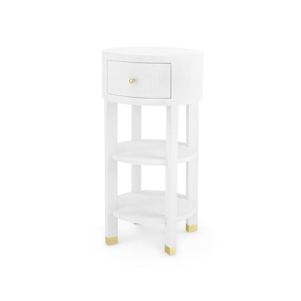 Claudette 1-Drawer Round Side Table | Villa & House  - CLU-115-5129-803