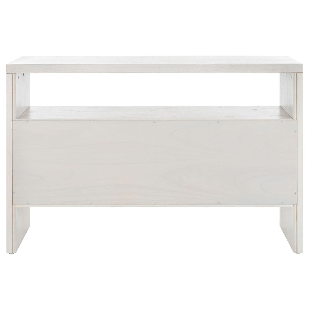 Safavieh Zella 4 Door Console Table, White Washed