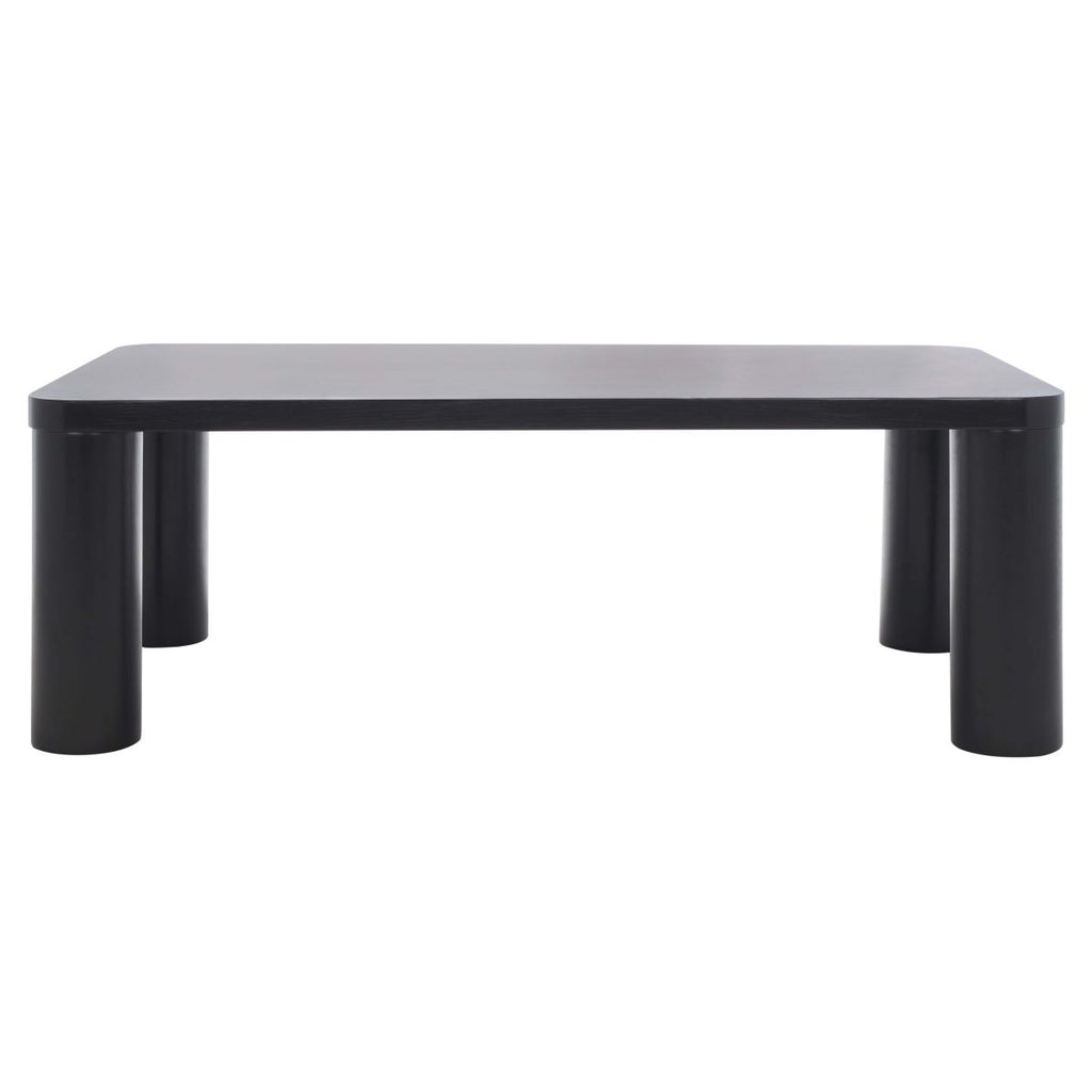 Aldous Rectangle Coffee Table | Safavieh, COF1500 - Black 