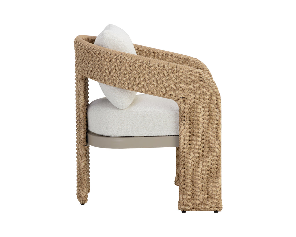 Pylos Dining Armchair - Natural - Louis Cream | Sunpan Furniture - 111597