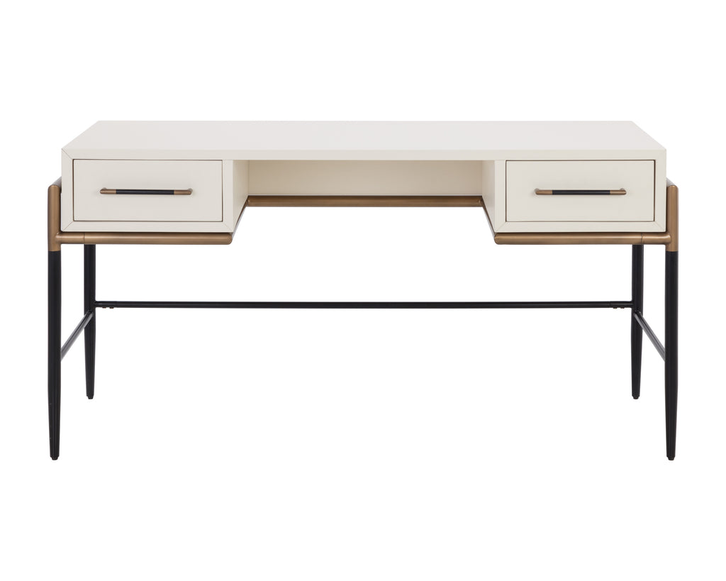 Weldrick Desk - Oyster | Sunpan Furniture - 110814