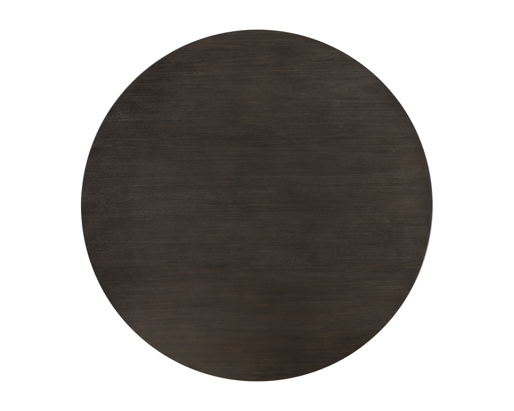 Cypher Dining Table Top - Wood - Dark Brown - 55" | Sunpan Furniture - 106864