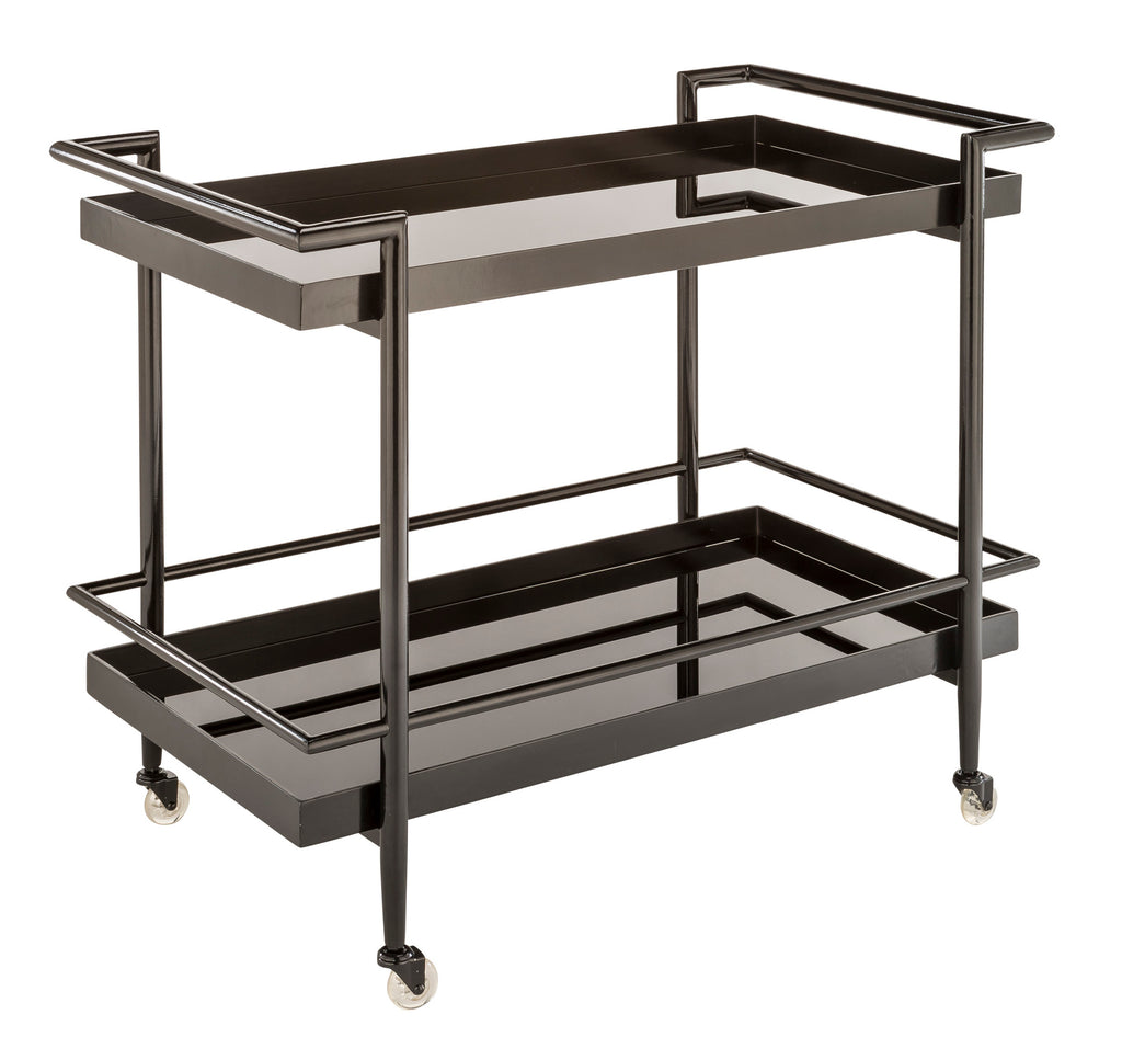 Livingston Bar Cart - Black | Sunpan Furniture - 100913