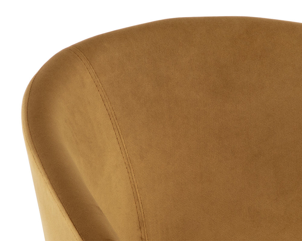 Thatcher Dining Armchair - Black - Gold Sky | Sunpan Furniture - 107978