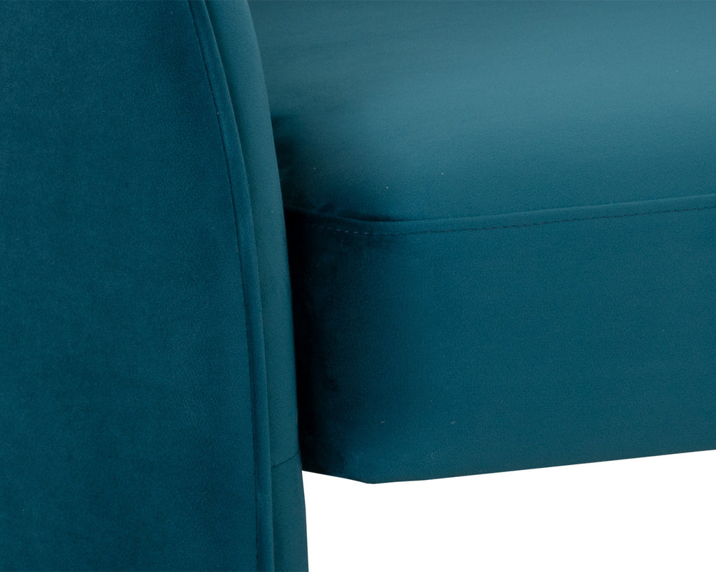 Rosalia Lounge Chair - Timeless Teal | Sunpan Furniture - 109582