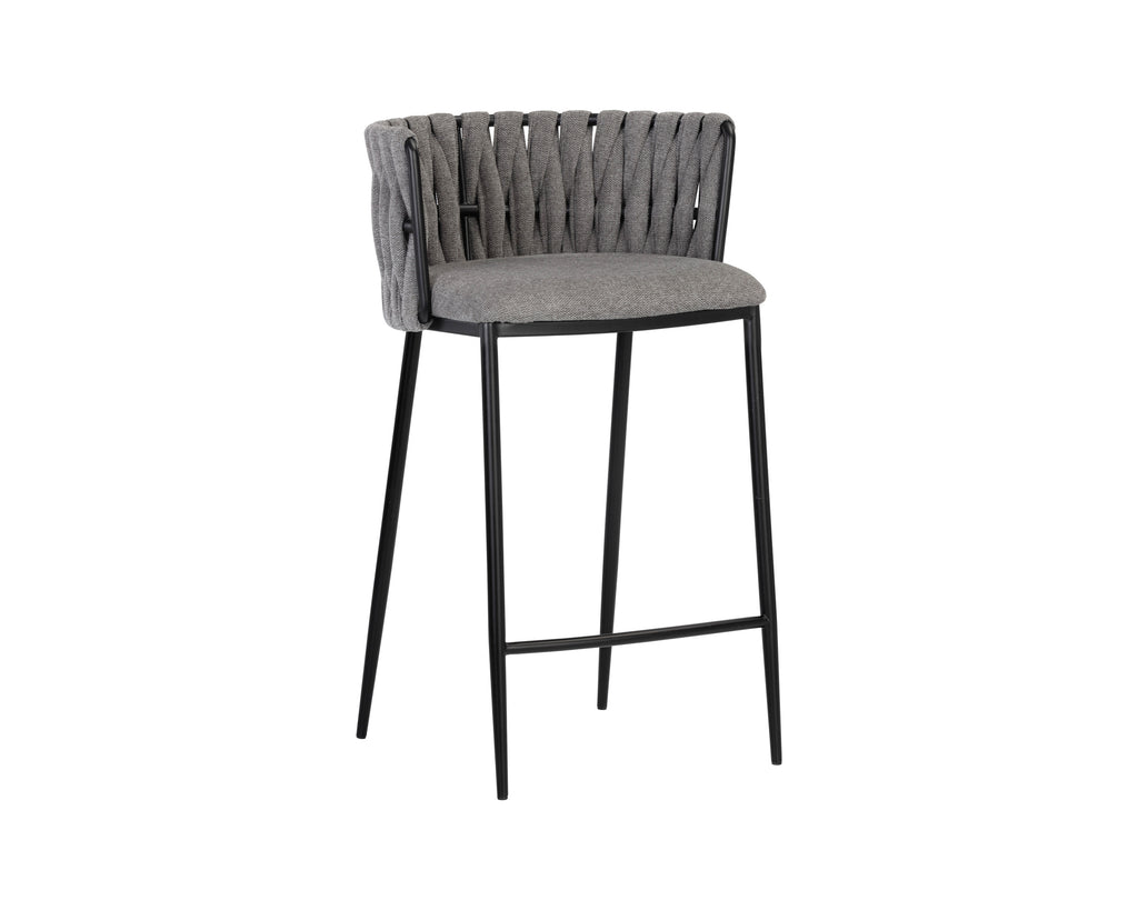 Sarai Counter Stool - Belfast Koala Grey | Sunpan Furniture - 106730