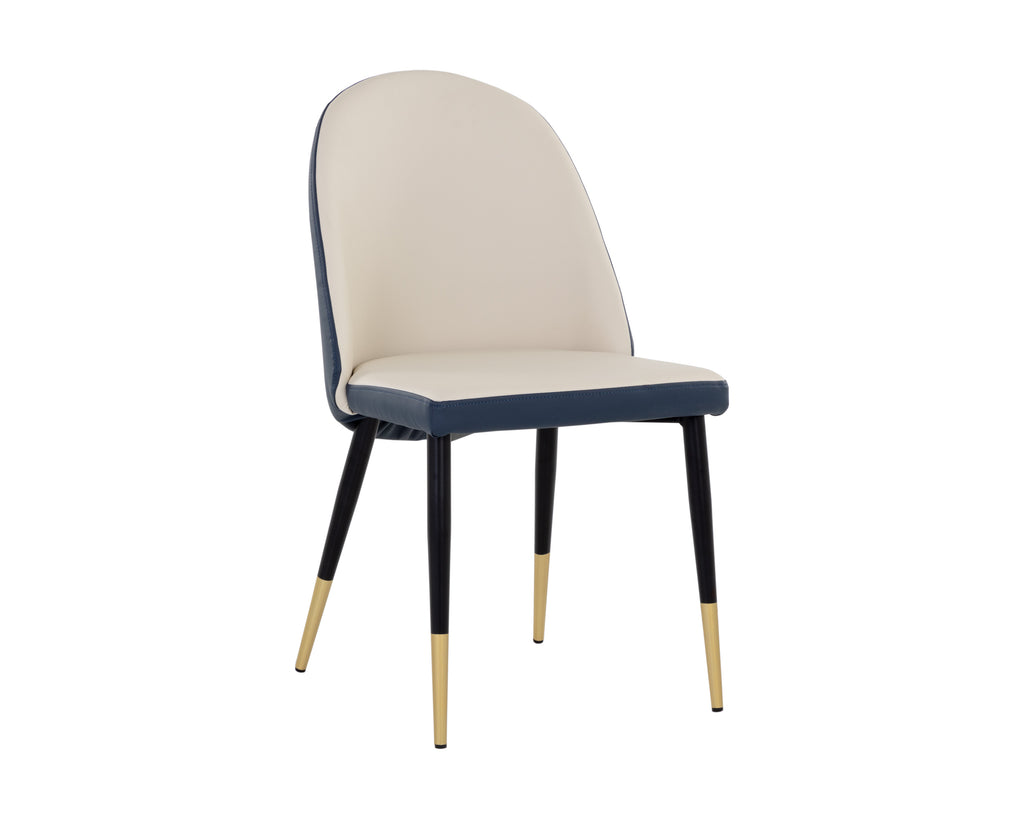 Kline Dining Chair - Dillon Cream / Dillon Thunder | Sunpan Furniture - 108545