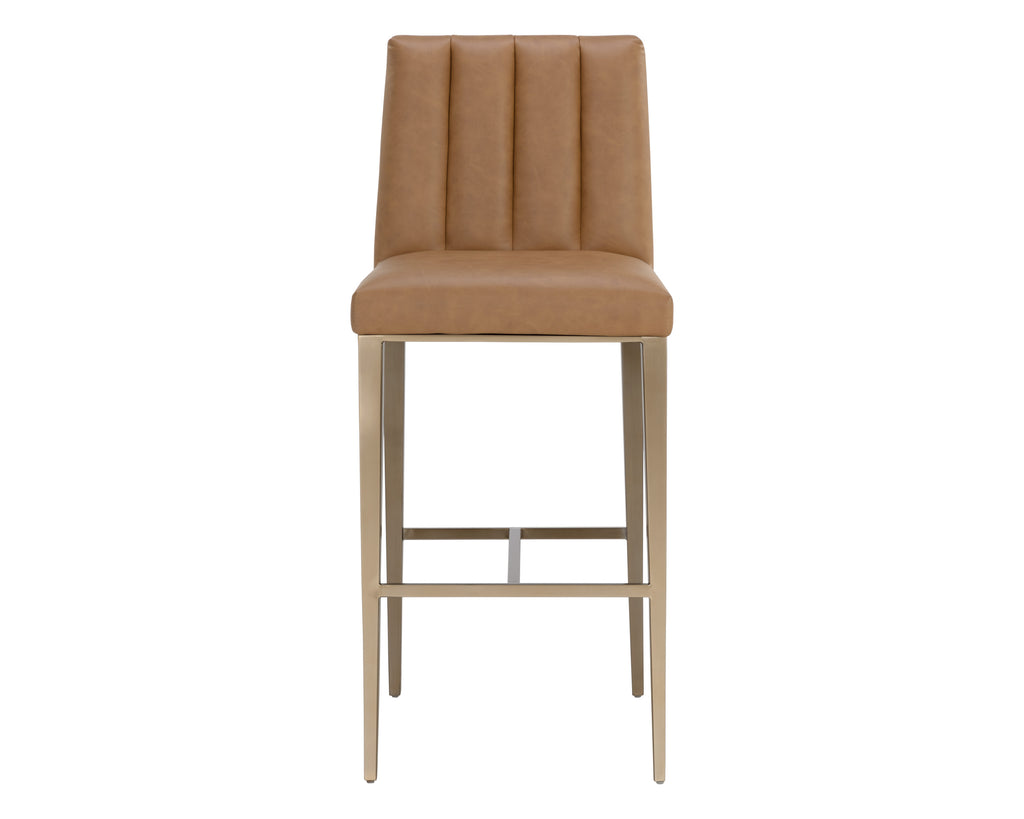 Wilbur Barstool - Milliken Cognac | Sunpan Furniture - 111430