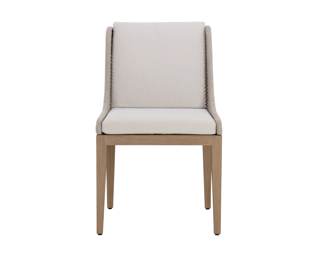 Sorrento Dining Chair - Drift Brown - Palazzo Cream | Sunpan Furniture - 110736