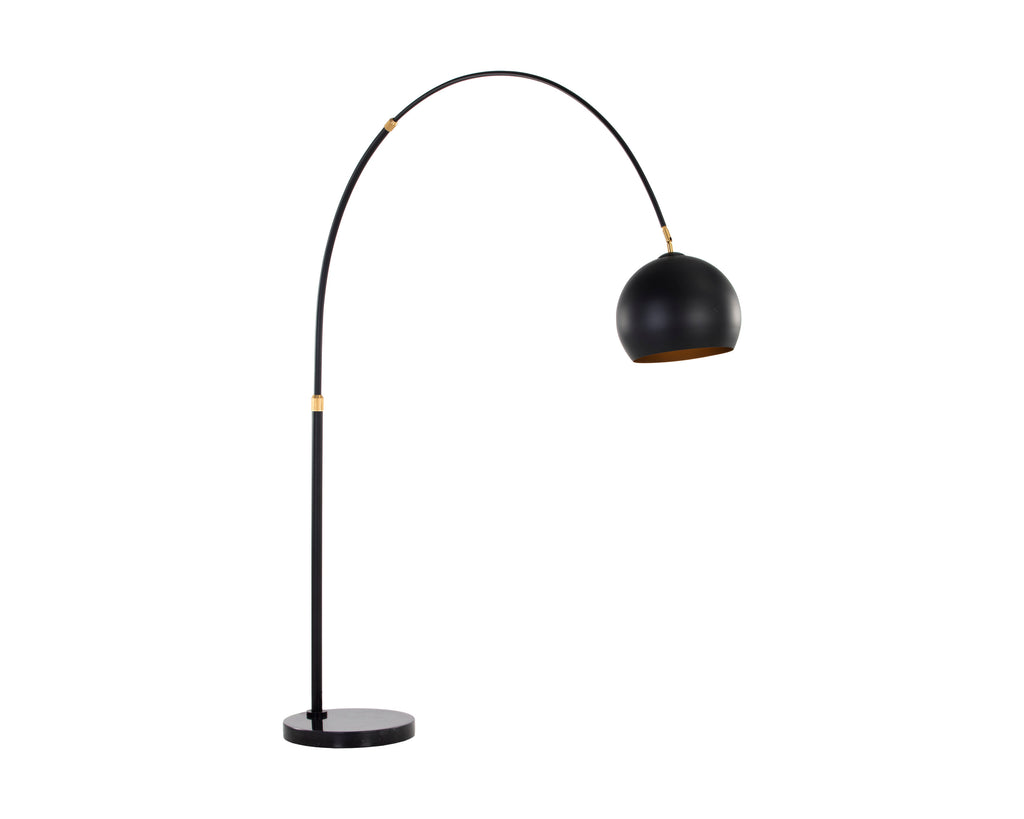 Vern Floor Lamp - Black | Sunpan Furniture - 106798