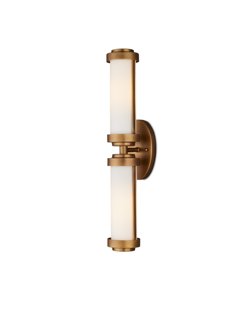 Currey & Co Bowland Brass Bath Wall Sconce | 5800-0044