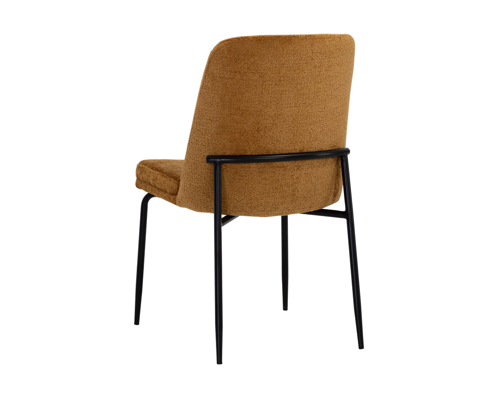 Zeke Dining Chair - Black - Bergen Marmalade | Sunpan Furniture - 108516