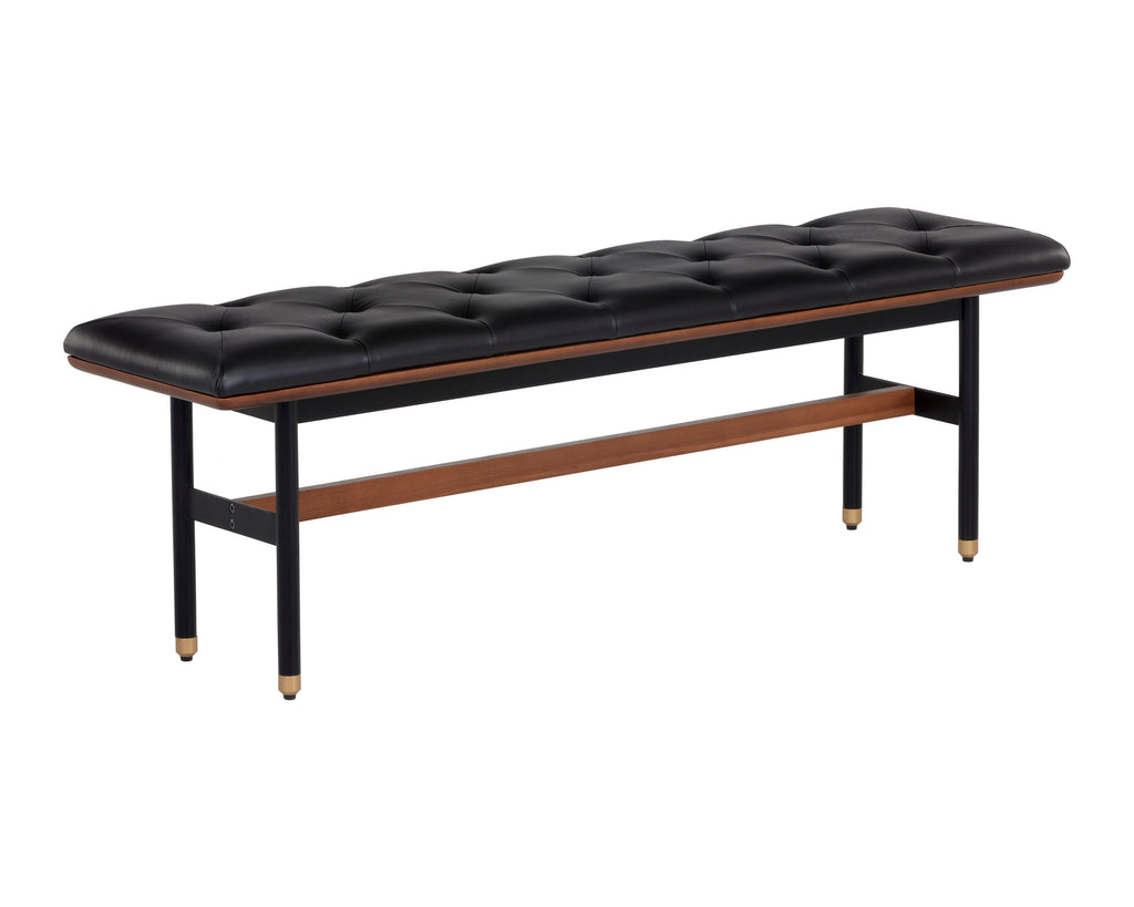 Staten Bench - Black | Sunpan Furniture - 107612