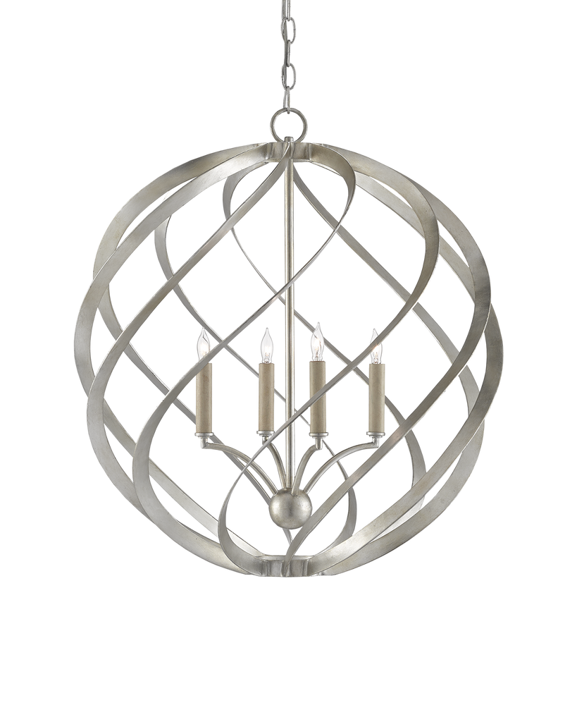 Currey & Co Roussel Silver Orb Chandelier | 9000-0507