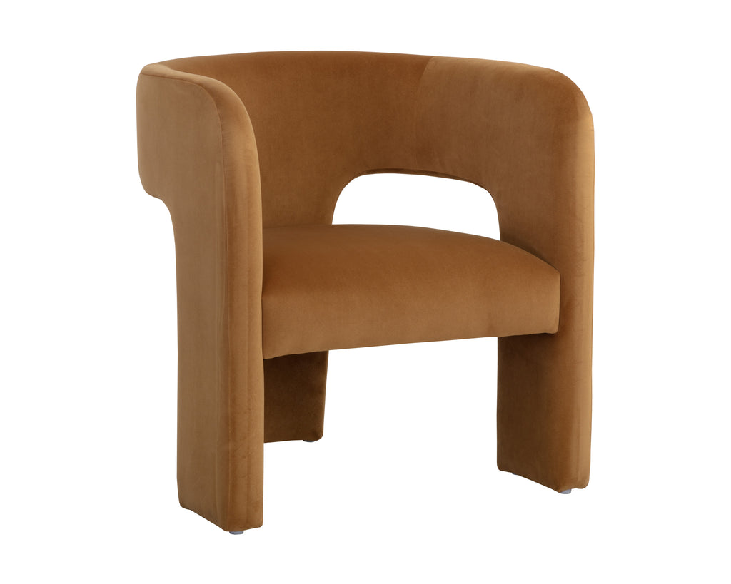 Isidore Lounge Chair - Meg Gold | Sunpan Furniture - 109720