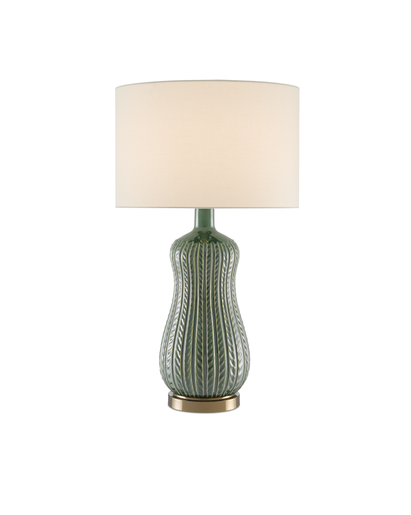 Currey & Co Mamora Green Table Lamp | 6000-0673