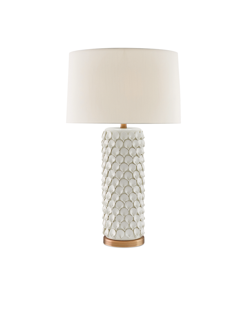 Currey & Co Calla Lily White Table Lamp | 6000-0067