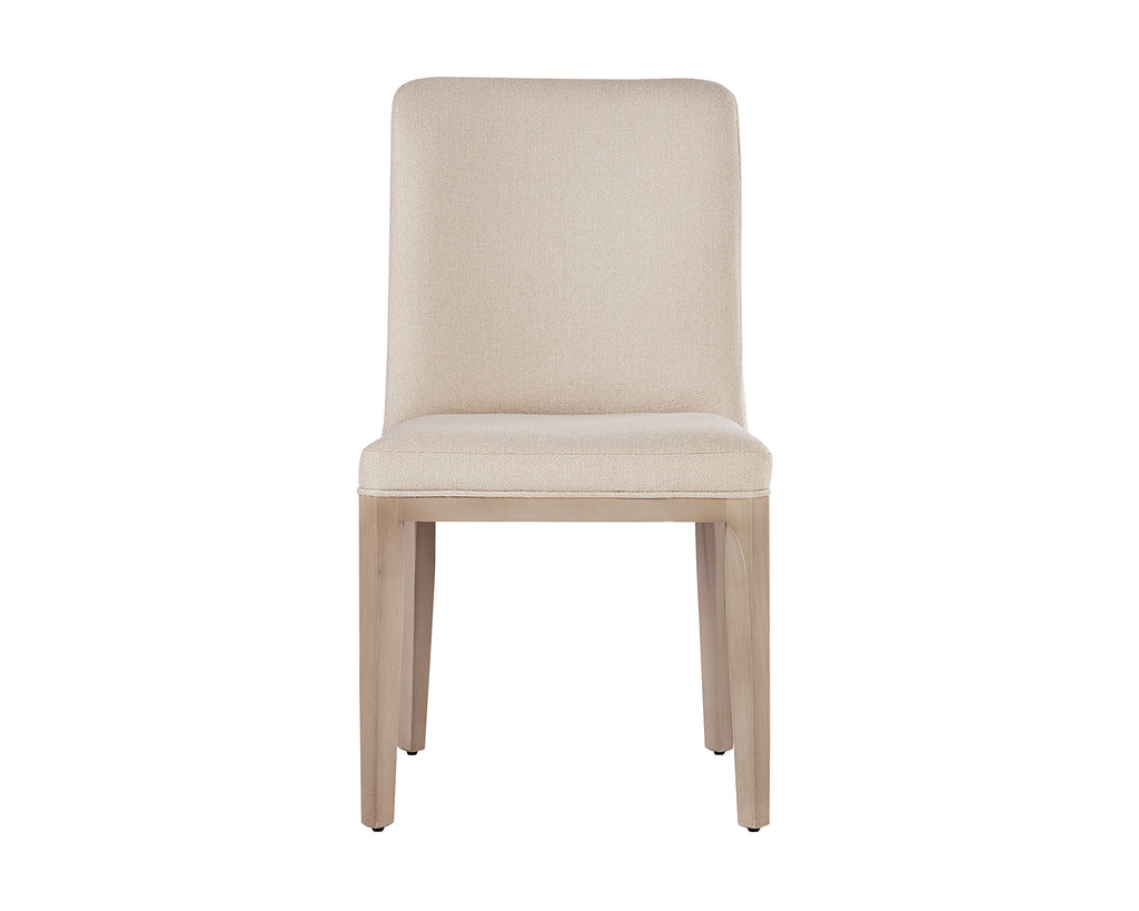 Elisa Dining Chair - Light Oak - Mainz Cream | Sunpan Furniture - 108824