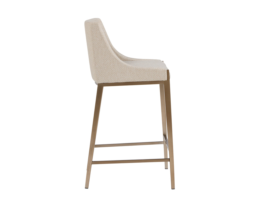 Dionne Counter Stool - Monument Oatmeal | Sunpan Furniture - 108511