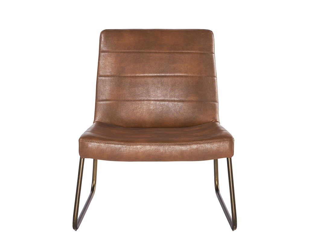 Anton Lounge Chair - Bravo Cognac | Sunpan Furniture - 104843