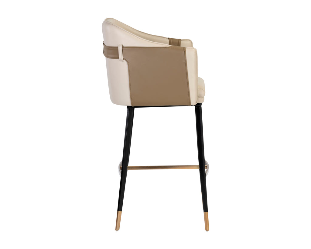 Carter Barstool - Napa Beige / Napa Tan | Sunpan Furniture - 106685