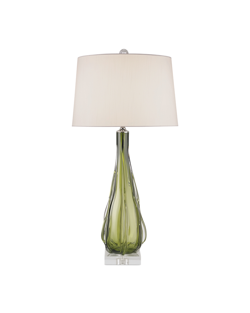 Currey & Co Zephyr Green Table Lamp | 6674