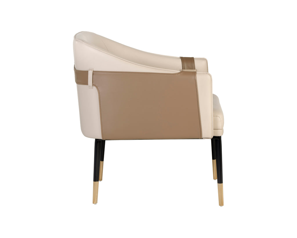 Carter Lounge Chair - Napa Beige / Napa Tan | Sunpan Furniture - 106724