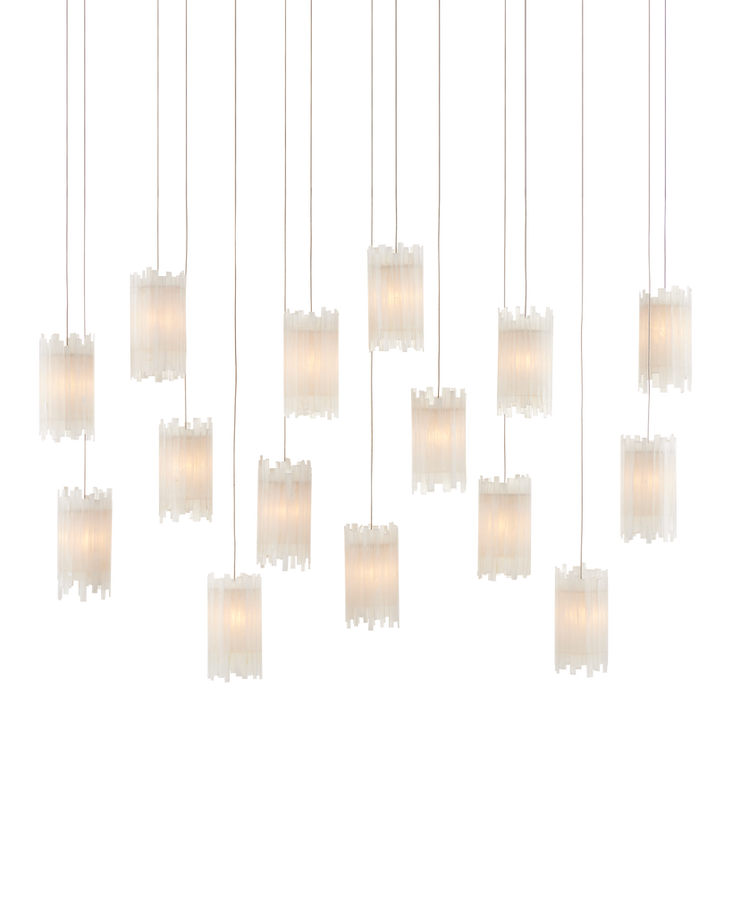 Currey & Co Escenia 15-Light Linear Multi-Drop Pendant | 9000-0885