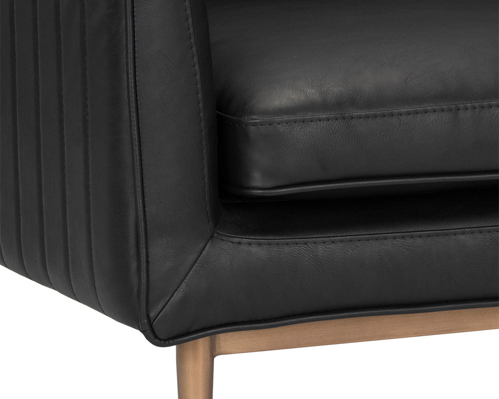 Batavia Armchair - Vintage Black | Sunpan Furniture - 107321