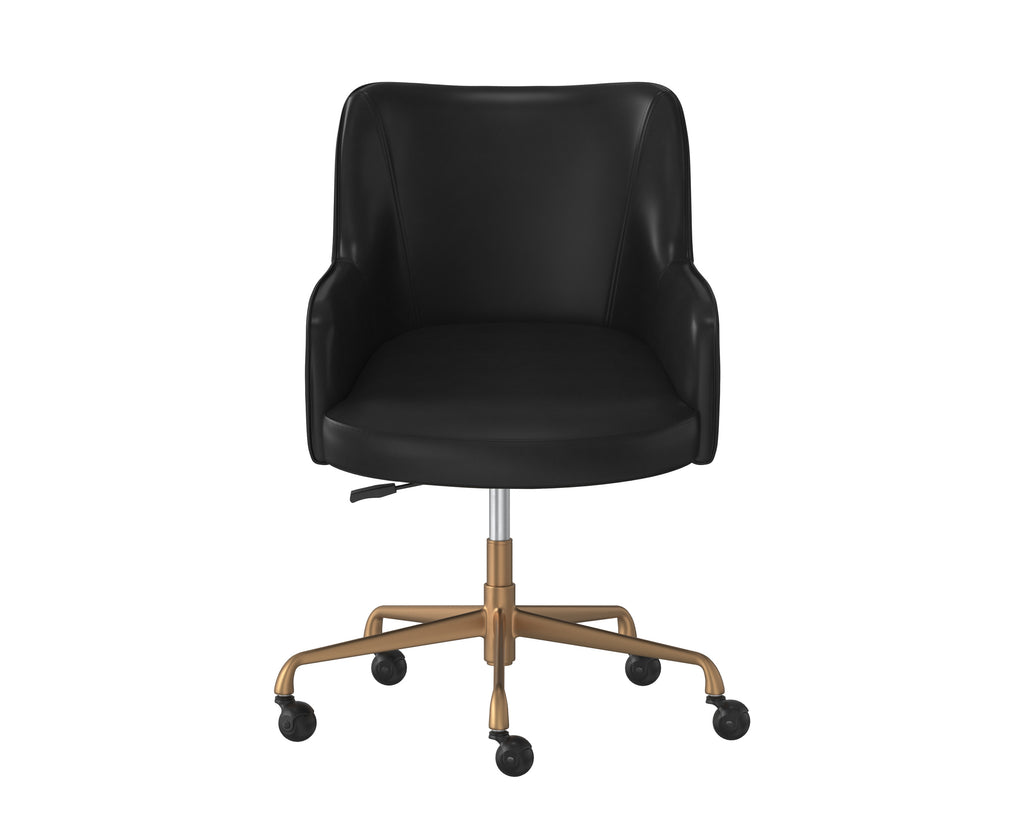 Franklin Office Chair - Vintage Black | Sunpan Furniture - 108728