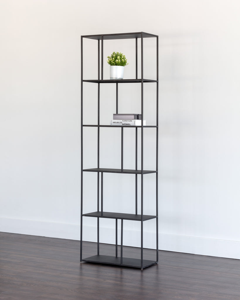 Eiffel Bookcase - Small - Black | Sunpan Furniture - 104405