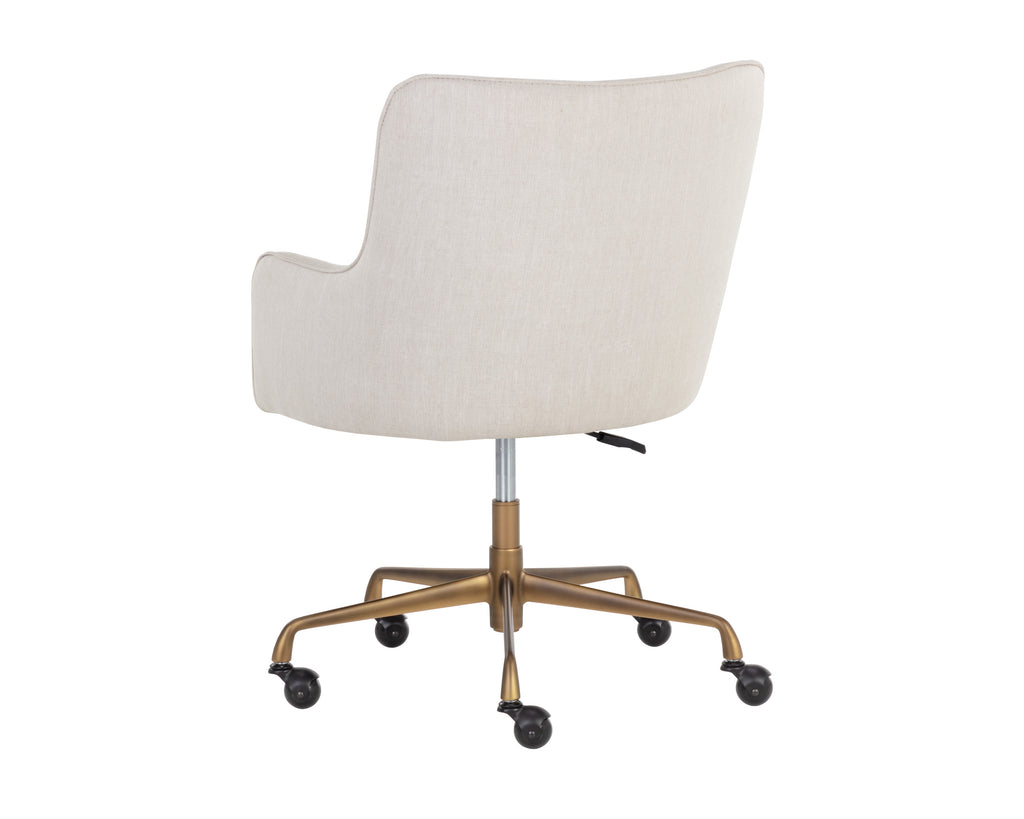 Franklin Office Chair - Beige Linen | Sunpan Furniture - 108155