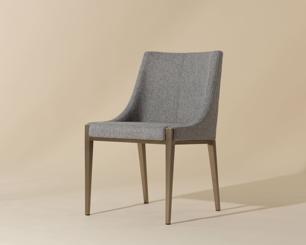 Dionne Dining Chair - Monument Pebble | Sunpan Furniture - 108508