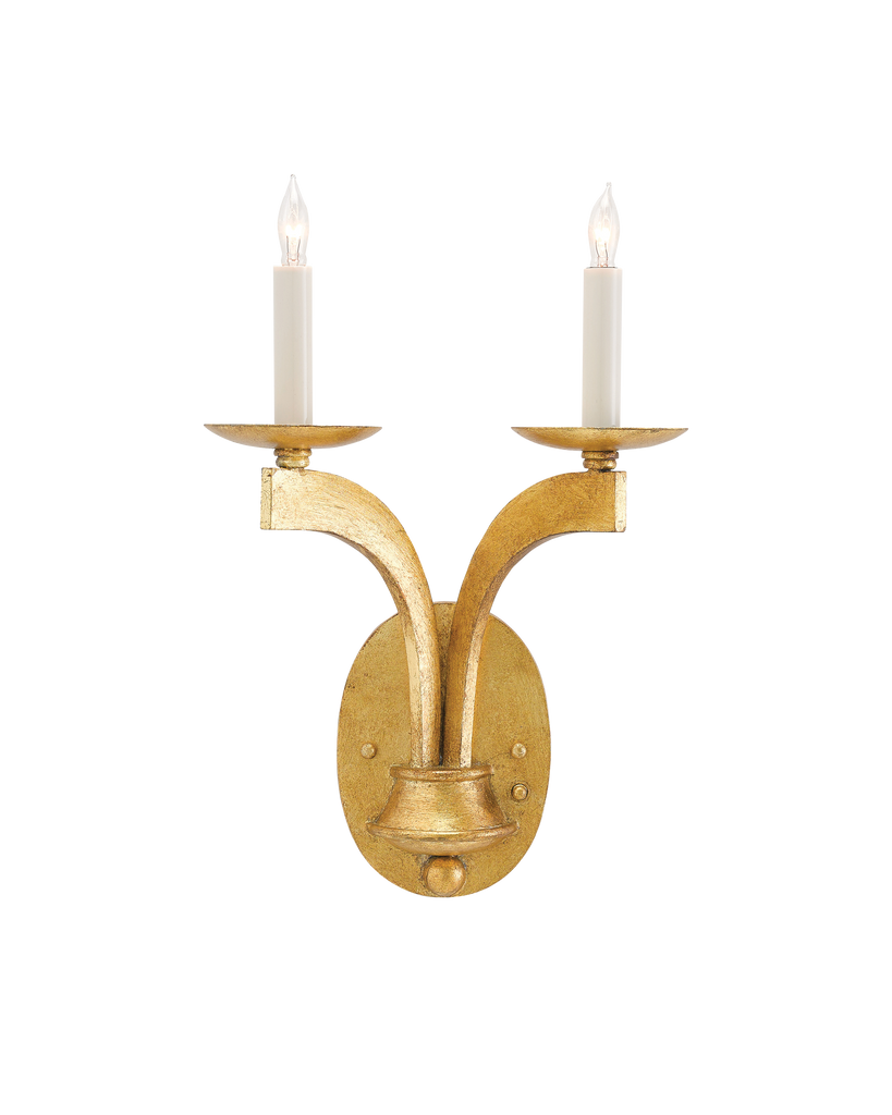 Venus Gold Wall Sconce | Currey & Co - 5000-0029