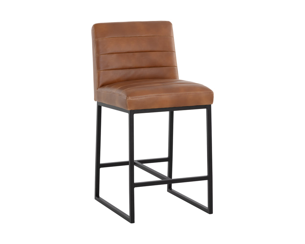 Spyros Counter Stool - Tobacco Tan | Sunpan Furniture - 107763